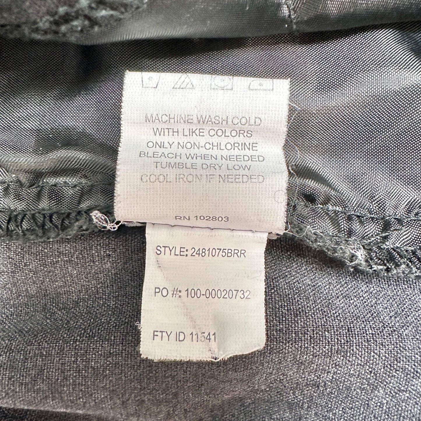 Briggs Womens Pants Size 16WS Black Wide-Leg Polyester Rayon Spandex Blend