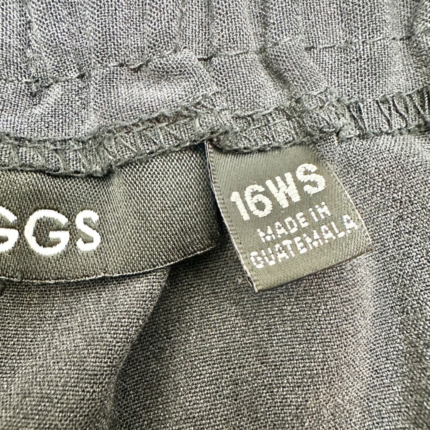 Briggs Womens Pants Size 16WS Black Wide-Leg Polyester Rayon Spandex Blend