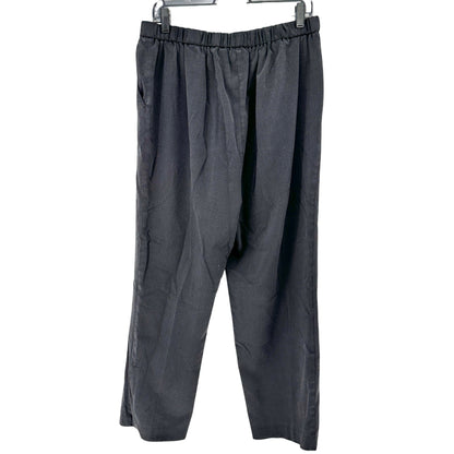 Briggs Womens Pants Size 16WS Black Wide-Leg Polyester Rayon Spandex Blend