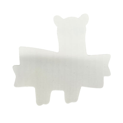 Thrifting Alpaca Sticker 2.5x2.5 Wanna Thrift? Alpaca Bag White Pink Teal