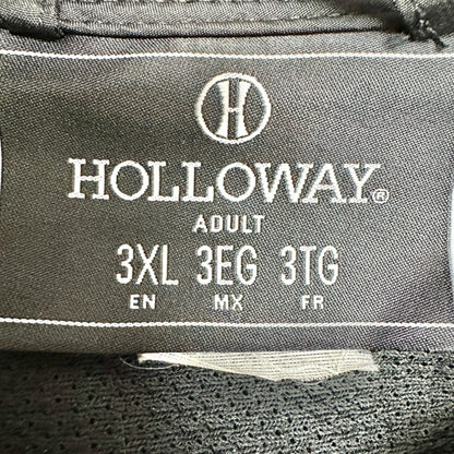 Holloway Black Hooded Lightweight Full-Zip Jacket 3XL With Reflective Accents