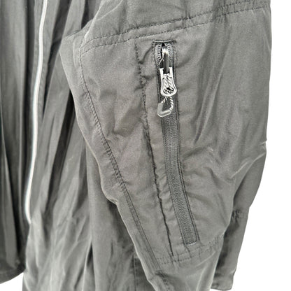 Holloway Black Hooded Lightweight Full-Zip Jacket 3XL With Reflective Accents