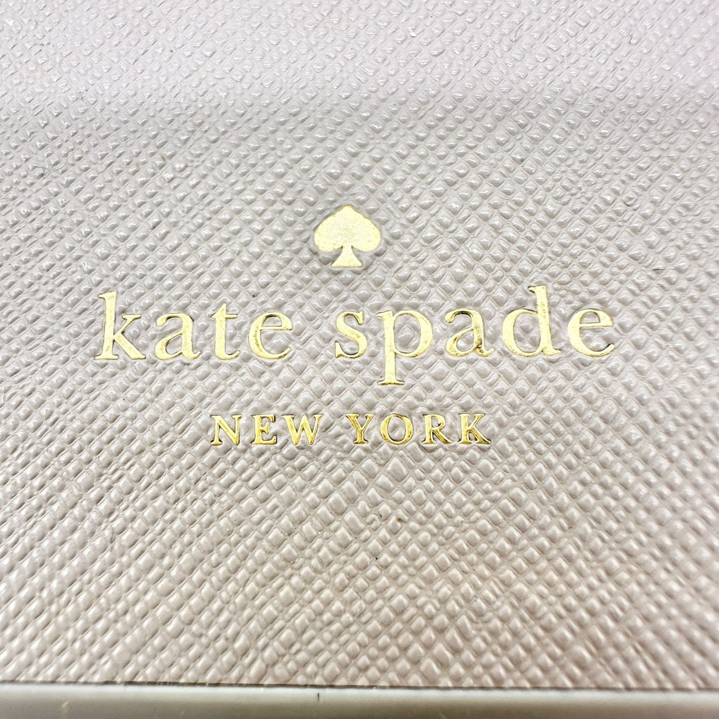 Kate Spade New York iPhone 7 Case Bunny Ears Whiskers Design 5.5 x 2.5 Taupe EUC