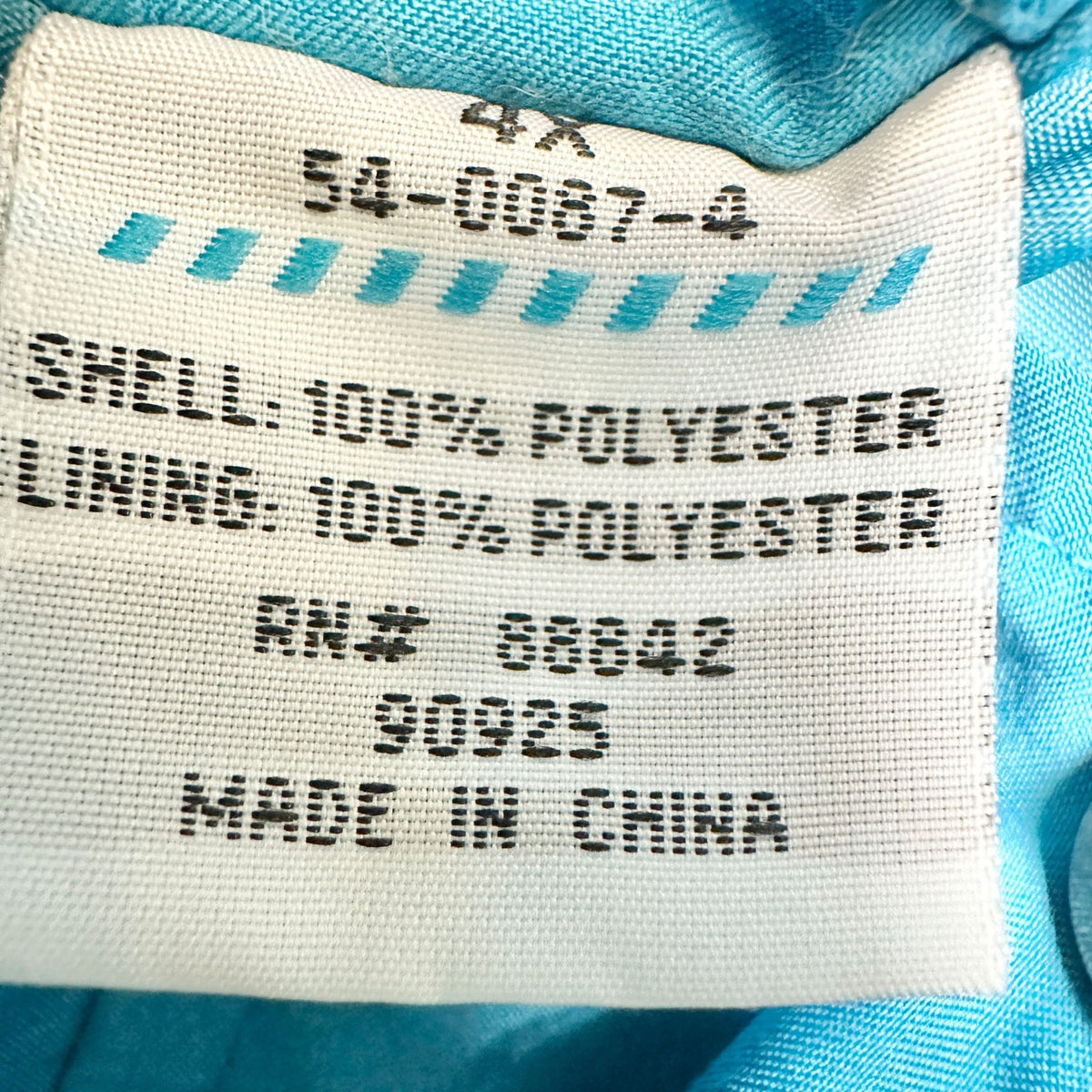 Womens Jacket Size 4X Teal Lightweight Hooded Adjustable Waist Snap Closures