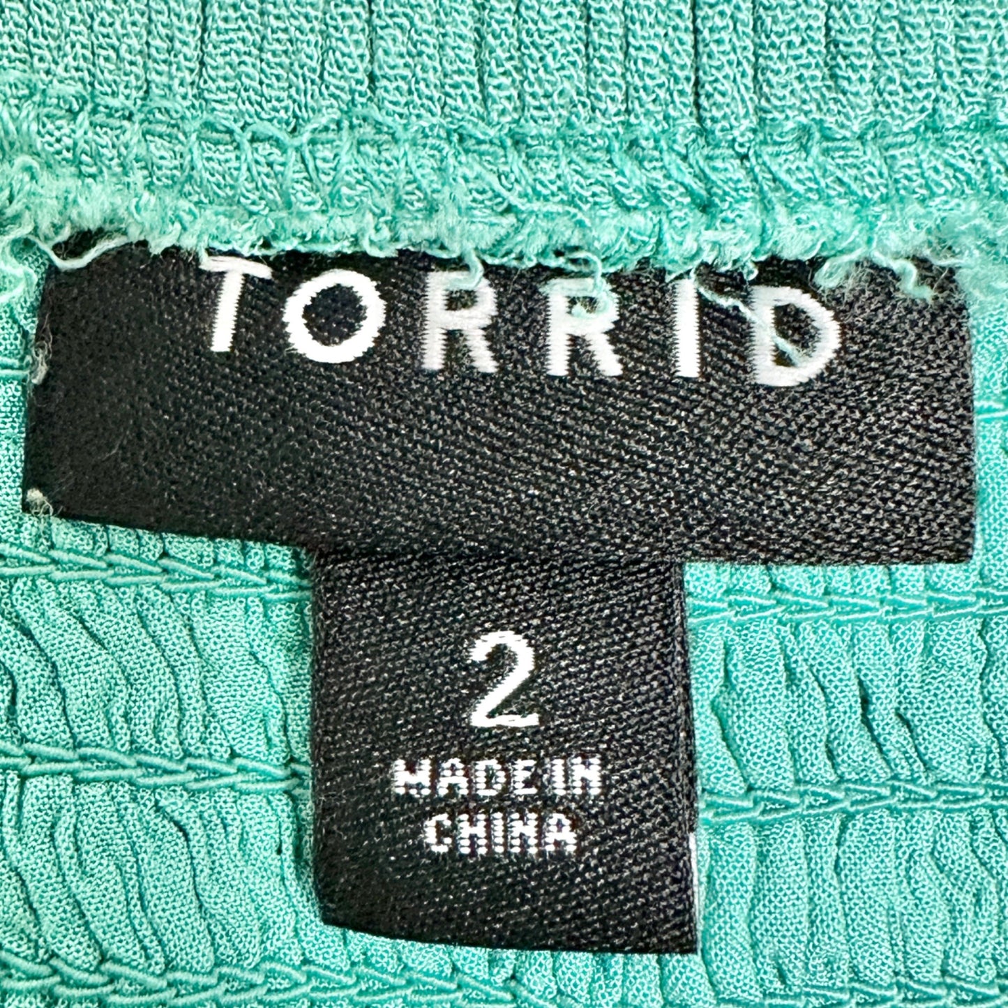 Torrid 2 Babydoll Top Womens 18-20 Crochet Lace Seafoam Green Adjustable Straps