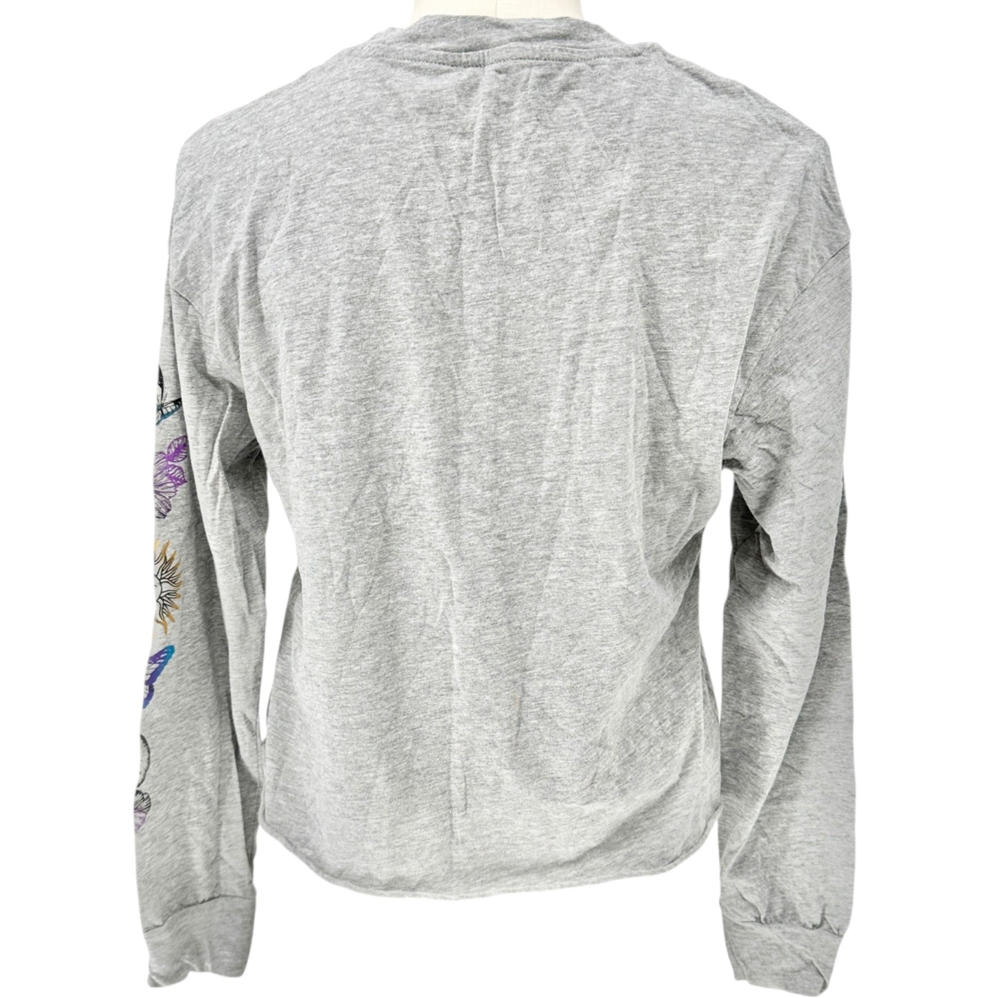 Miken Flow Long Sleeve Tee Shirt Womens M Sun and Moon Zodiac Graphic Design