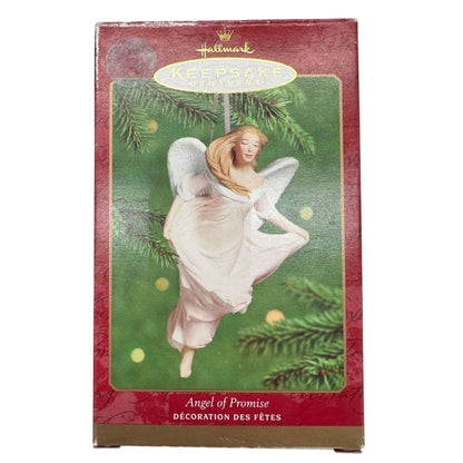 Hallmark Keepsake Ornament Angel Of Promise 2000 Porcelain Breast Cancer Andrews