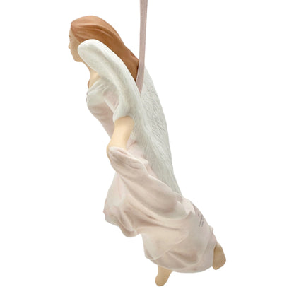 Hallmark Keepsake Ornament Angel Of Promise 2000 Porcelain Breast Cancer Andrews