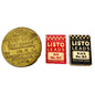 Vintage Twin Grip Fasteners Tin and Listo Pencil Leads No.162 Red+Black Boxes