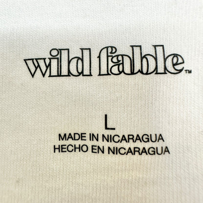 Wild Fable Strapless Tube Top Womens L White Cotton Blend Stretchy