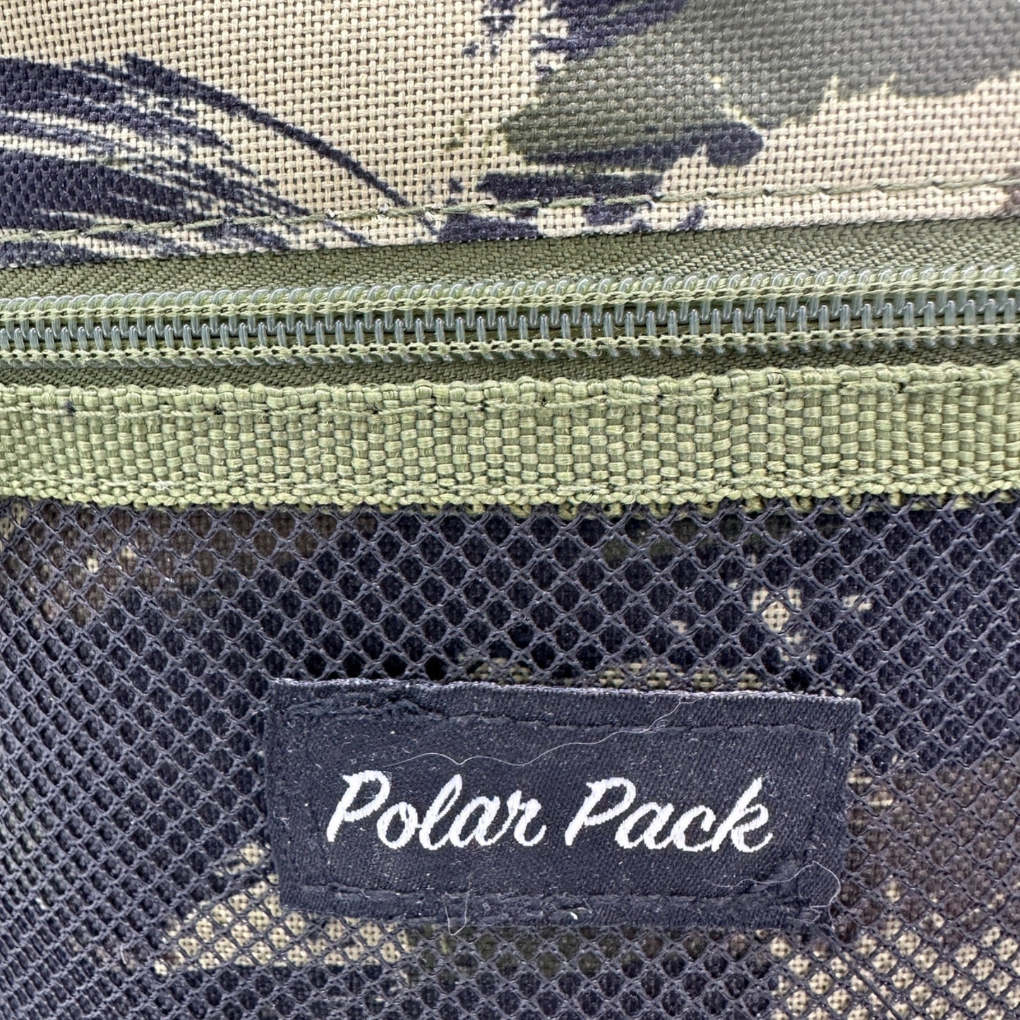 Polar Pack Camo Insulated Lunch Cooler Bag With Adjustable Shoulder Strap & Mesh Pocket