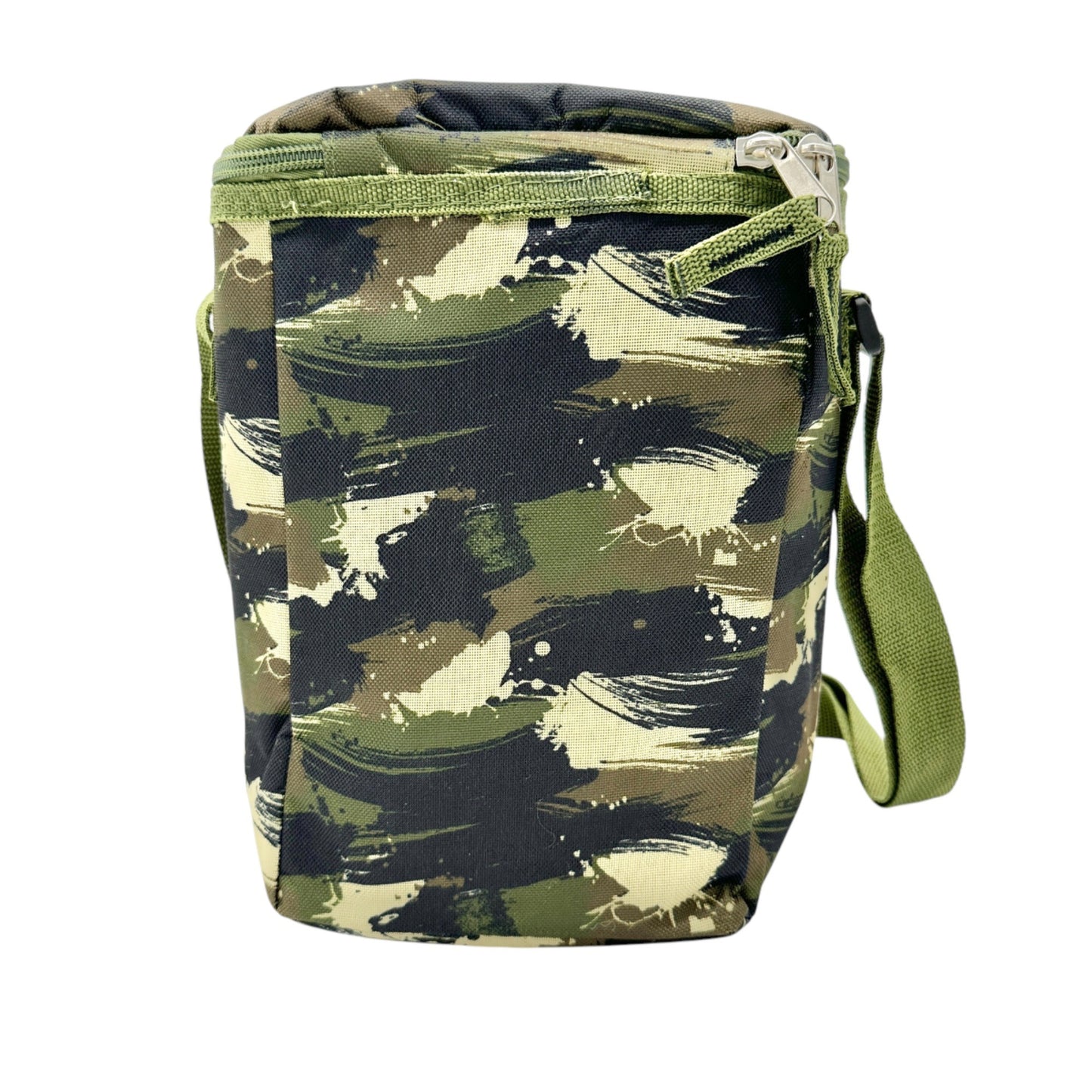 Polar Pack Camo Insulated Lunch Cooler Bag With Adjustable Shoulder Strap & Mesh Pocket