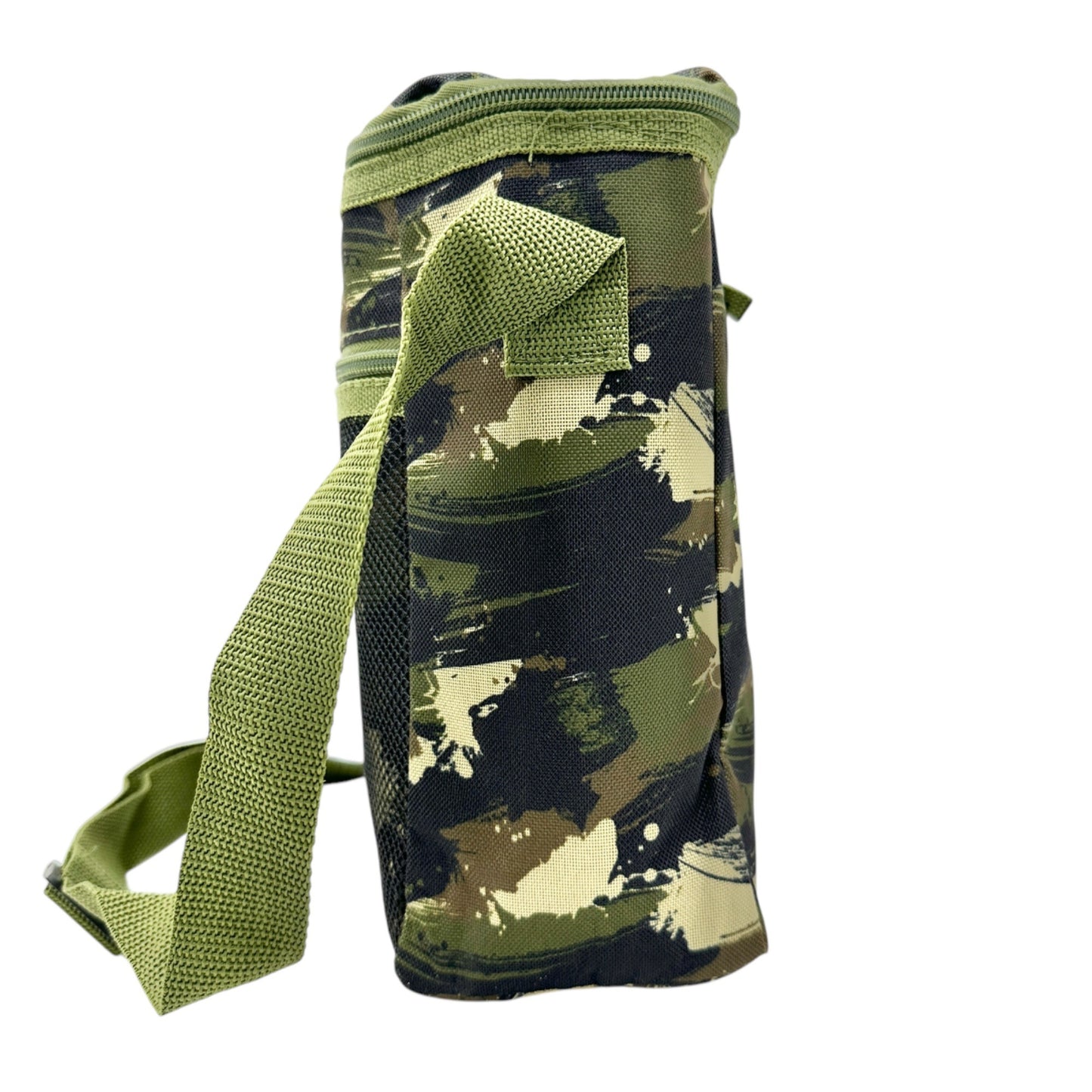 Polar Pack Camo Insulated Lunch Cooler Bag With Adjustable Shoulder Strap & Mesh Pocket