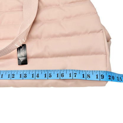 Victorias Secret Quilted Weekender Bag Dusty Pink Gold Logo NWT Travel Tote