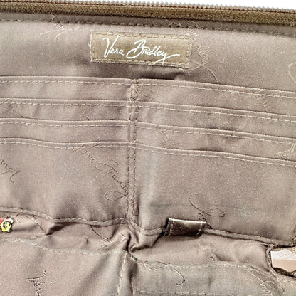 Vera Bradley Wristlet Wallet In Puccini Pattern Zip Closure Card Slots 8" X 5"