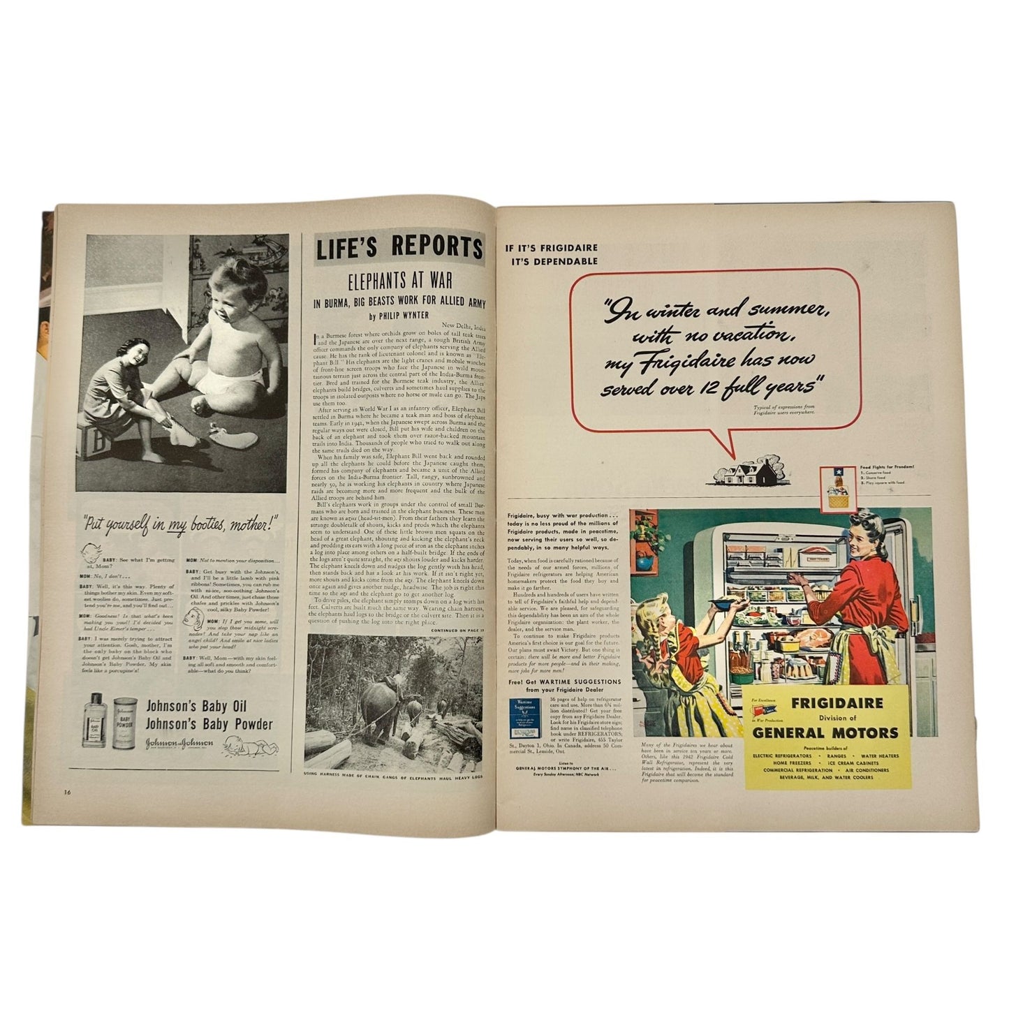 Life Magazine April 10 1944 Berlins Bomber Air Marshal Harris Vintage Issue