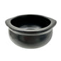 Black Matte Ceramic Soup Bowl 12 Oz Witches Cauldron Stamped BC123 USA EUC