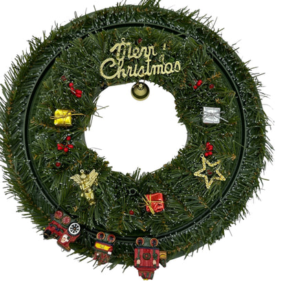 Musical Holiday Train Wreath Merry Christmas Presents Not Working