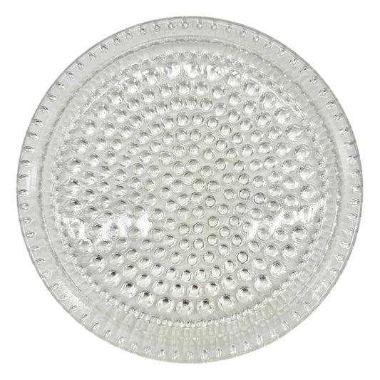 Doyle No 500 Clear Glass Tray Textured Bubble Pattern Late 1800s Pittsburgh PA