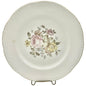 Vtg Cunningham & Pickett Inc. Stratford 9.5" Floral Plate 22K Gold Trim Ohio USA