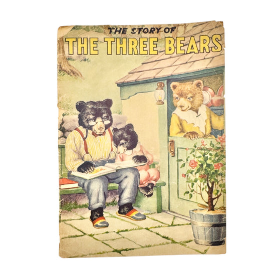 Vintage 1941 Illustrated Book The Story Of The Three Bears By Thelma Gooch