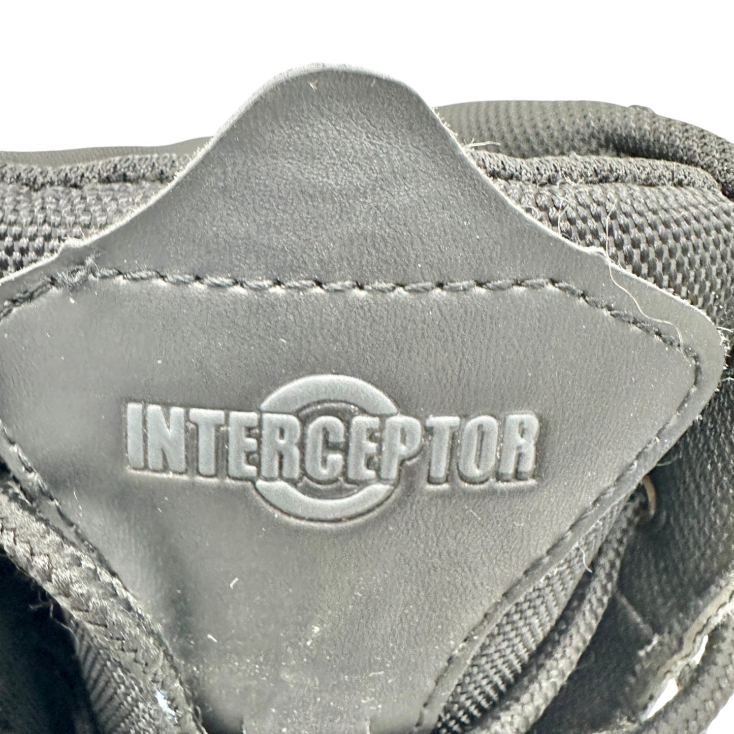 Interceptor Black Tactical Boots Mens 8.5 Leather Synthetic Upper Rubber Sole