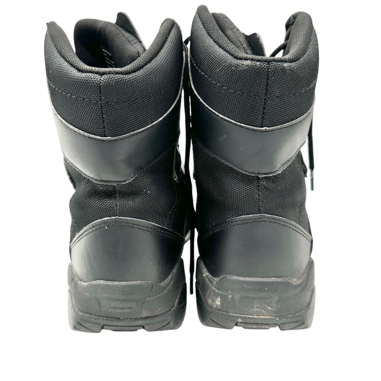 Interceptor Black Tactical Boots Mens 8.5 Leather Synthetic Upper Rubber Sole