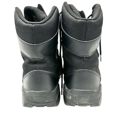 Interceptor Black Tactical Boots Mens 8.5 Leather Synthetic Upper Rubber Sole