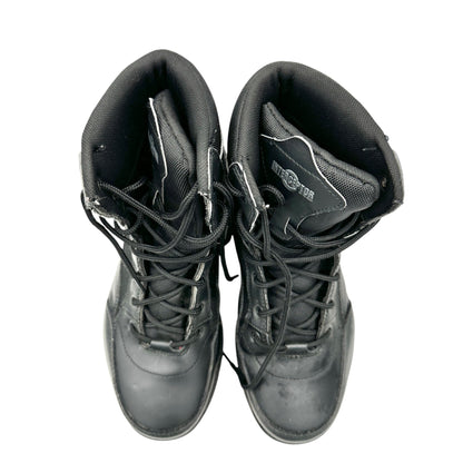 Interceptor Black Tactical Boots Mens 8.5 Leather Synthetic Upper Rubber Sole