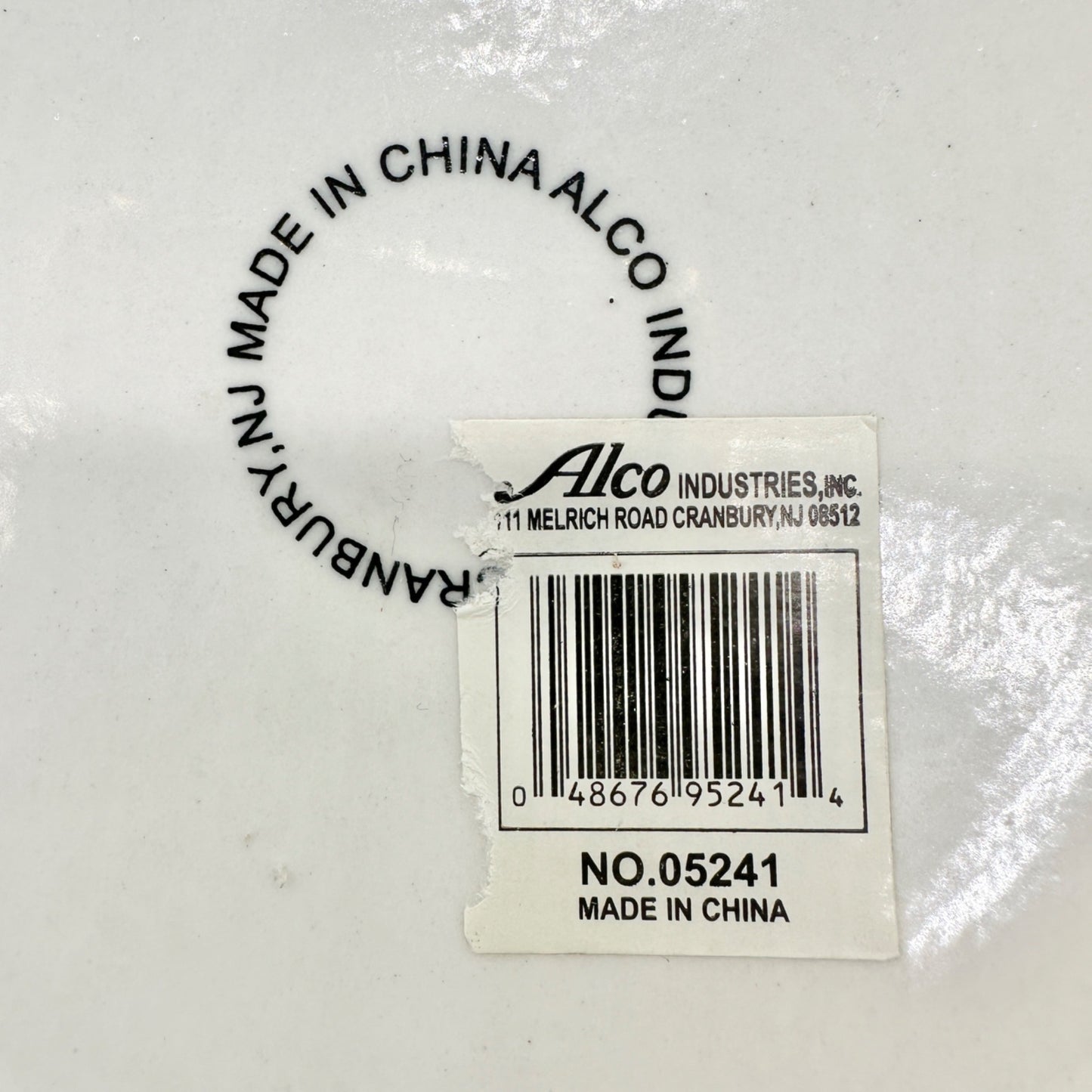 Alco Lighthouse Ceramic Plate 8 Inch Blue Red Coastal Decor By Alco