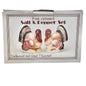 Turkey Ceramic Salt and Pepper Shaker Set Vintage Boxed Thanksgiving Tableware