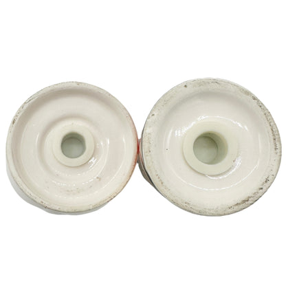 Vintage Chef Ceramic Salt and Pepper Shaker Set With Red Checkered Design