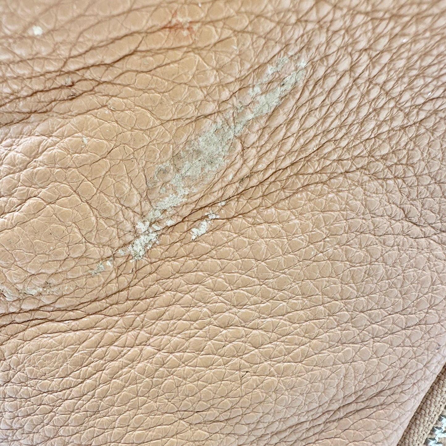 Rebecca Minkoff Genuine Leather Backpack Tan With Silver Accents 13 x 9.5 x 6