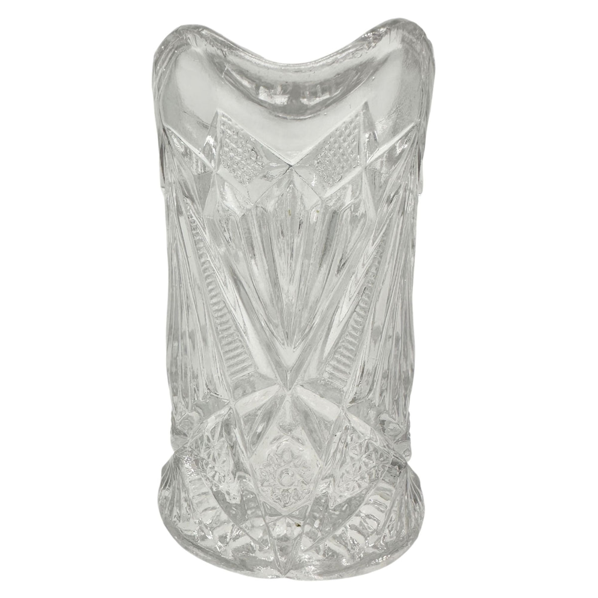 Rex Fancy Cut Pitcher and 4 Tumblers Set Childrens Tableware EAPG Etched Glass