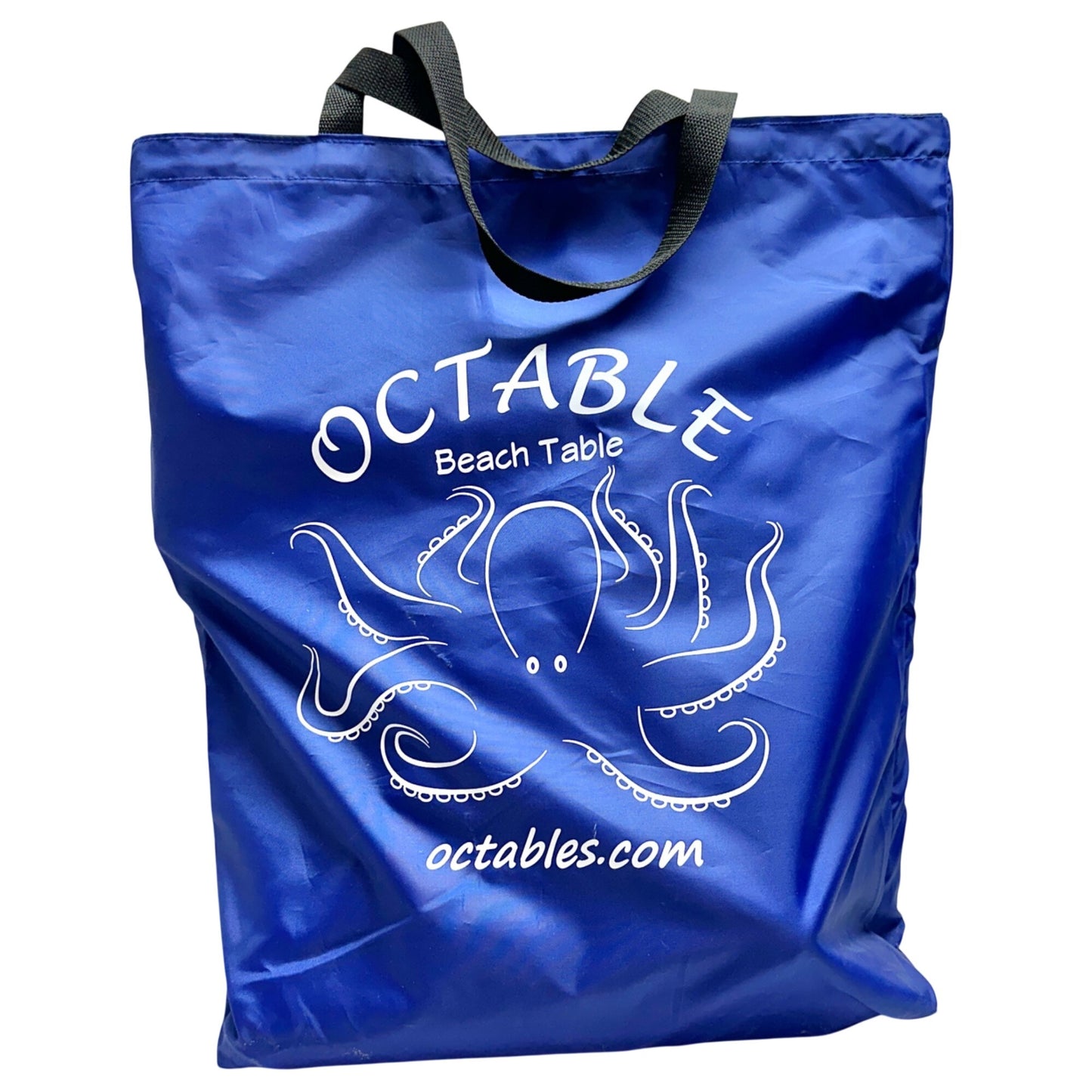 Octable Portable Beach Table With Cup Holders Sand Spike Travel Bag Outdoor Use