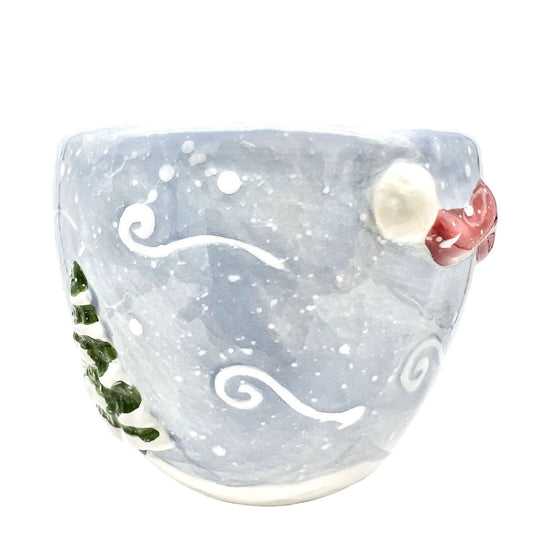 Bella Casa by Gant Mug 8 oz Wintery Snowman Christmas