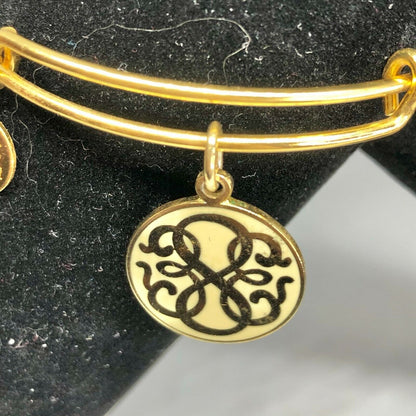 Alex and Ani Path of Life Bracelet Bright Bronze EUC