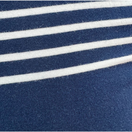 Tommy Hilfiger 3/4 Sleeve Top Womens XS Blue White Stripe