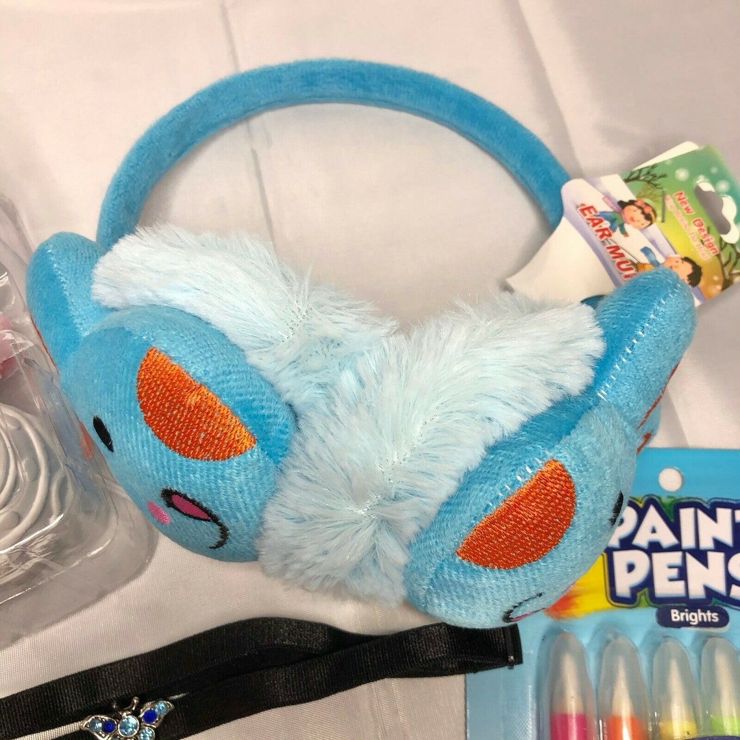 Easter Basket Bundle with Blue Bunny Earmuffs and More NEW