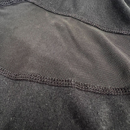 Lane Bryant Livi Active Capri Leggings Womens 18/20 Black Sheer Panel Design