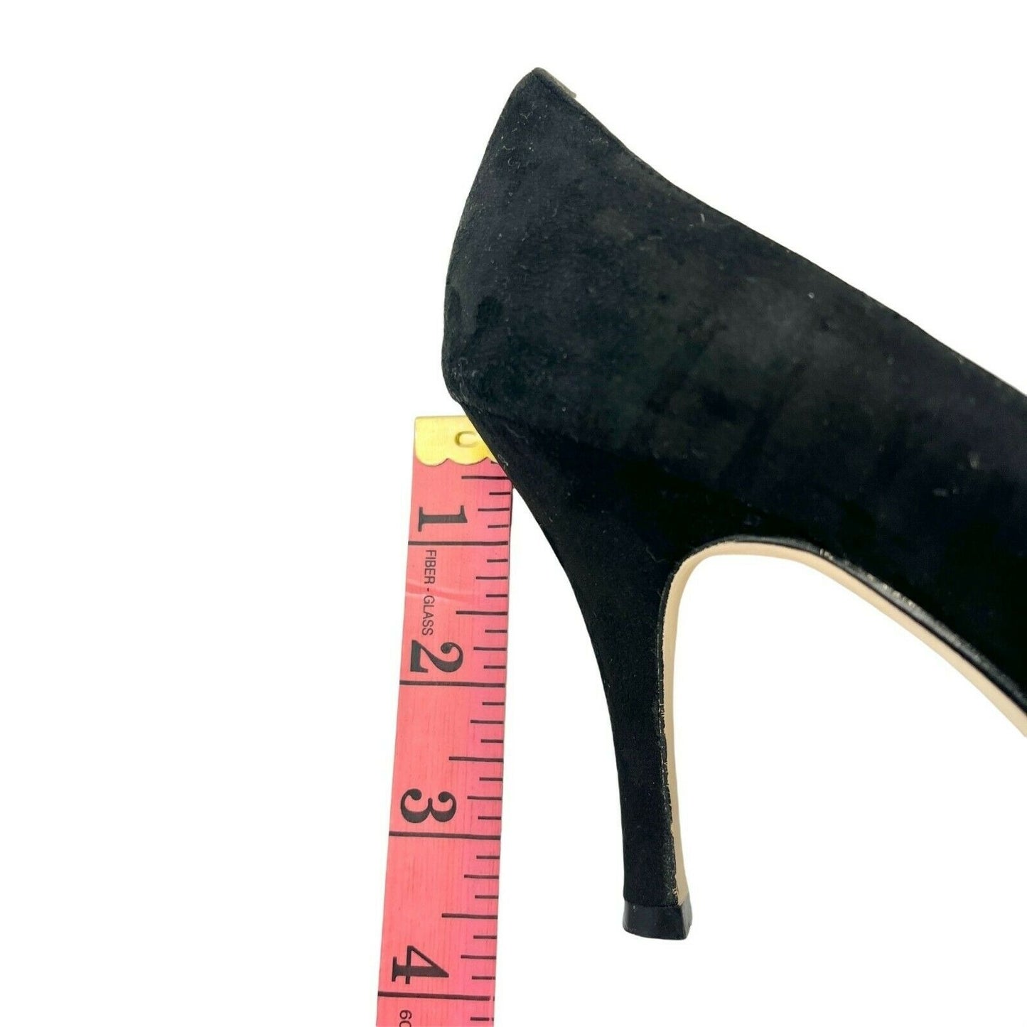 Jennifer Moore 6.5B Black Suede Look Classic High Heeled Pumps