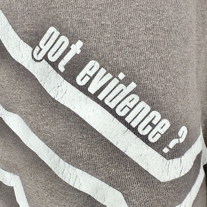 Gildan Heavy Cotton T-shirt 2XL Gray Short Sleeve Crime Museum