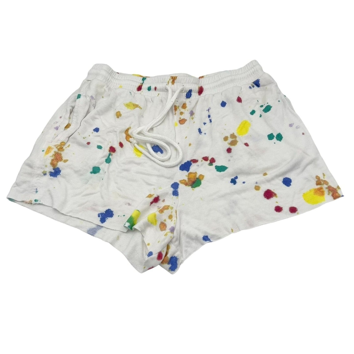 Colsie Women's Small Splatter Print Fleece Lounge Shorts