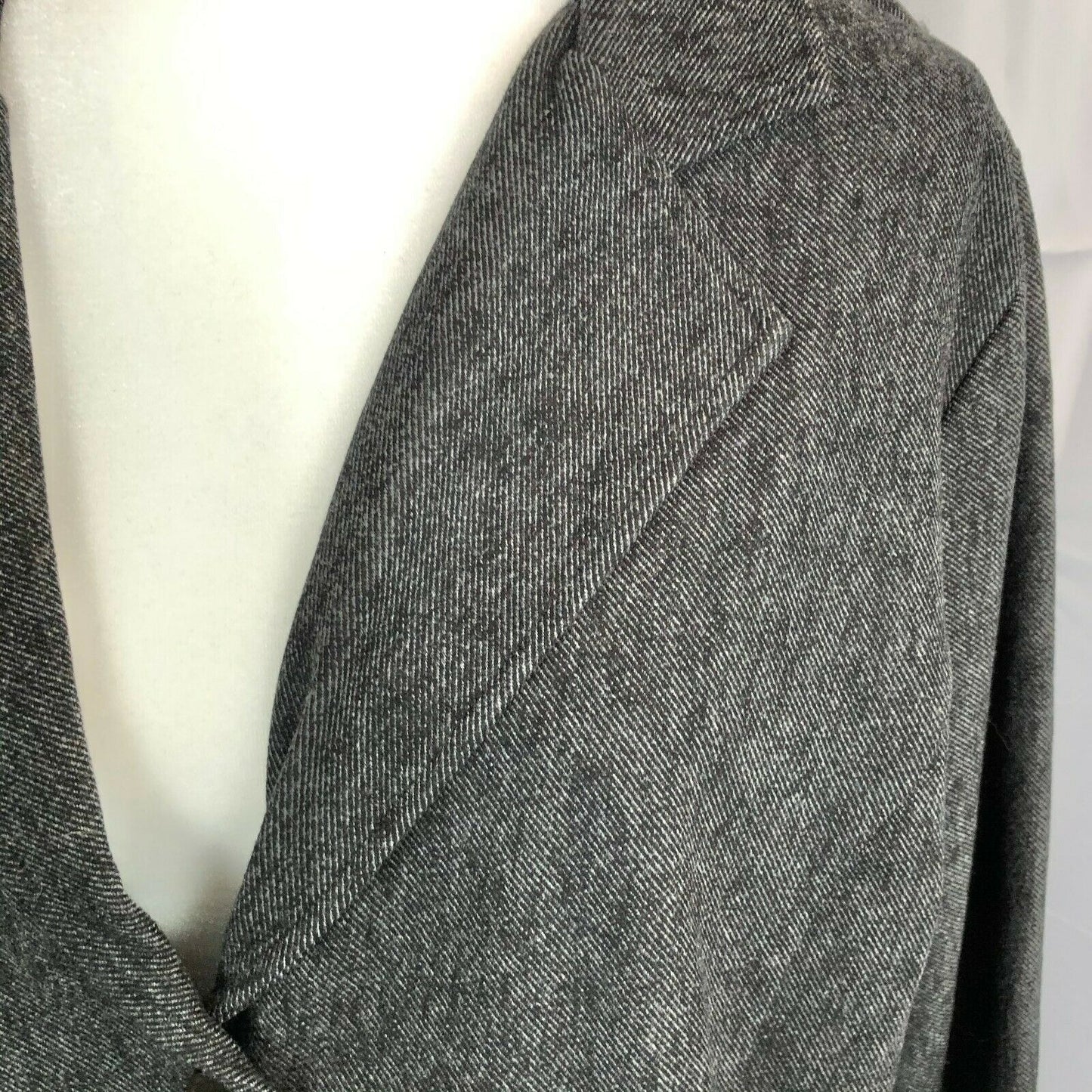 Lily 3X Womens Gray Blazer Professional Classy Button With Tag