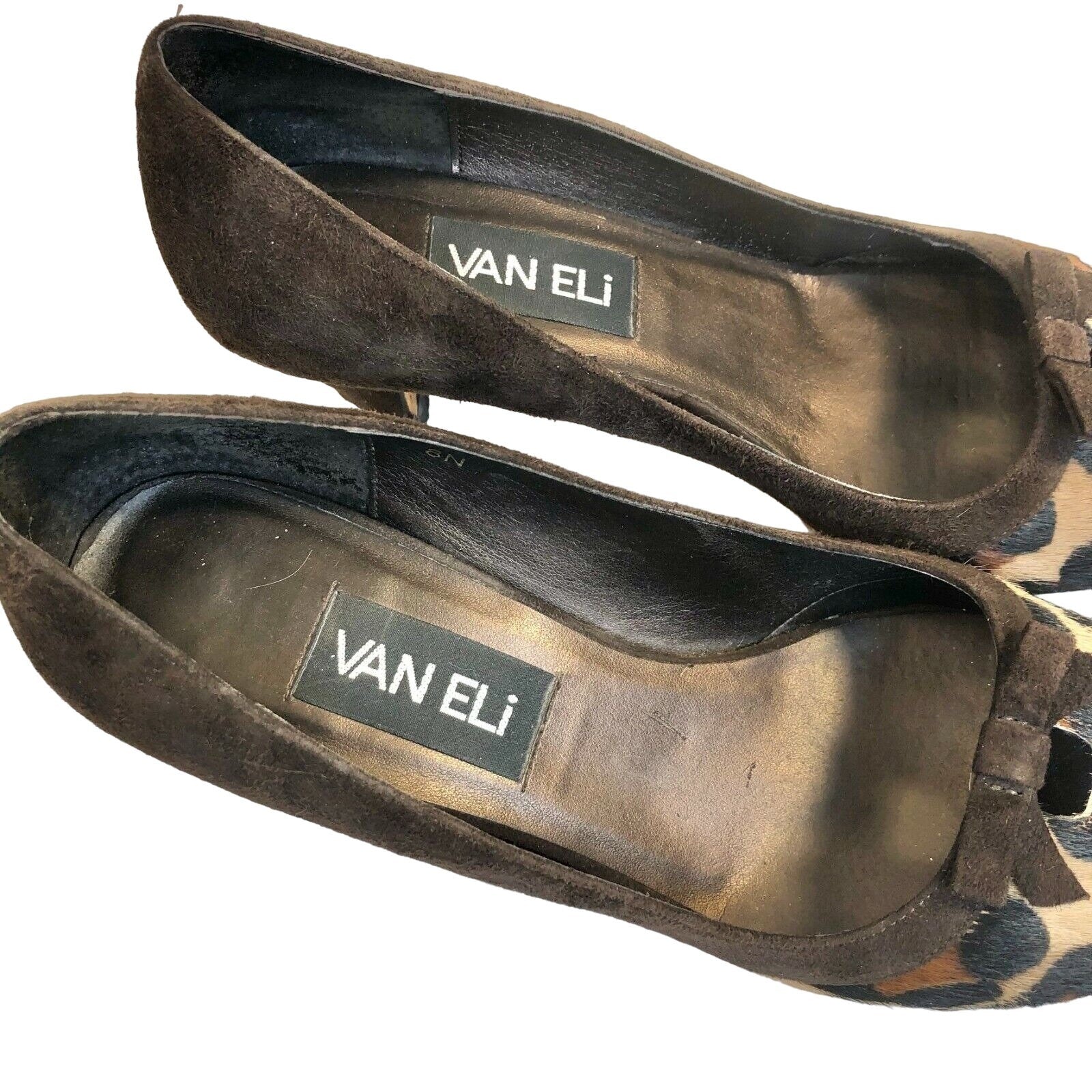 Vaneli leopard store print shoes