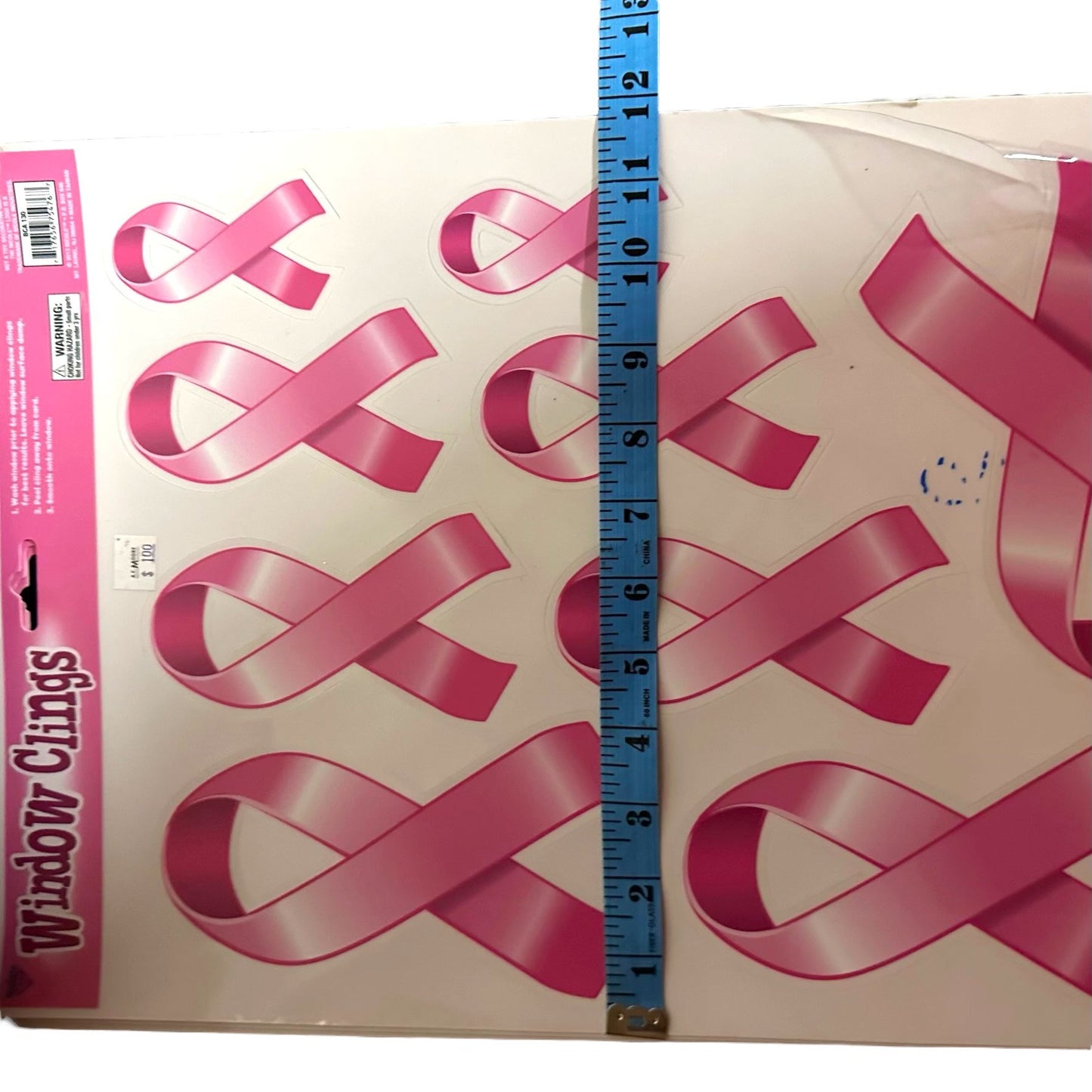 Breast Cancer Visor with Decals Sets Pink Ribbon NWT Awareness Women Support