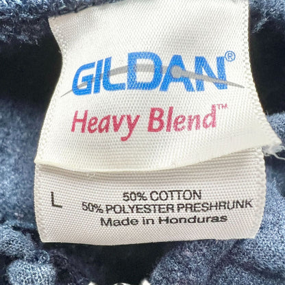 Gildan Heavy Blend Sweatshirt Jacket Large Navy Hoodie Deep Creek Maryland