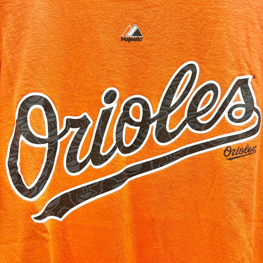 Baltimore Orioles Matt Wieters Unisex Large Orange T-Shirt