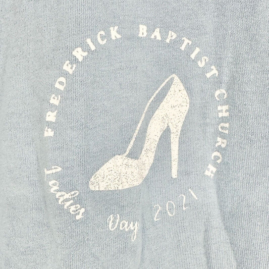 Gildan T-shirt Large Powder Blue Frederick Baptist Church Ladies Day 2021 SS