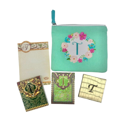 Bundle of "T" initial items Stocking Stuffers Easter Basket Notepads